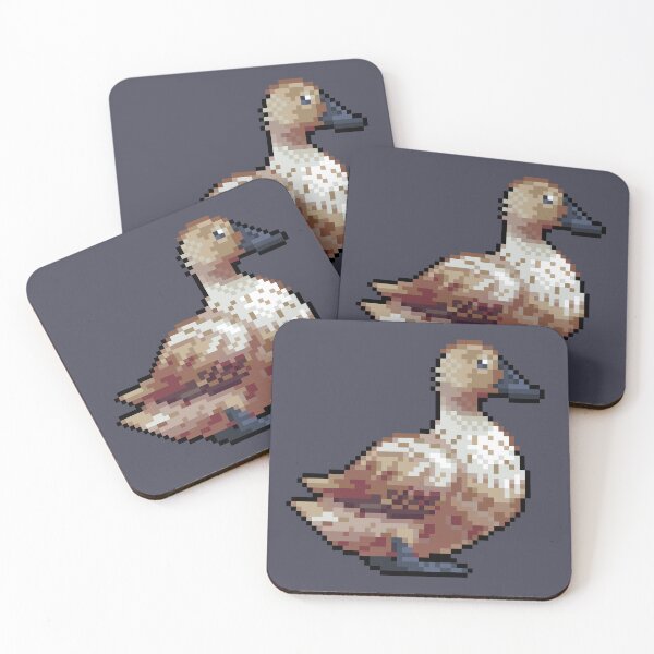 Item preview, pixel harlequin duck designed and sold by Shalmons.