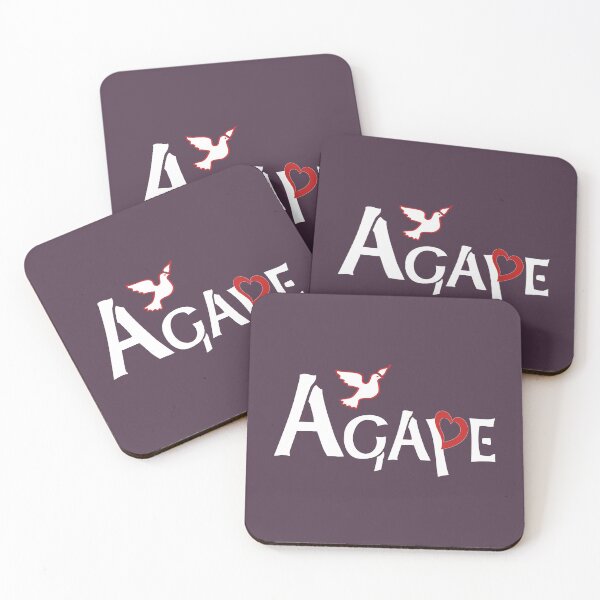 Item preview, Agape In White With Heart and Dove designed and sold by Finfell.