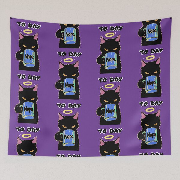 Item preview, nope to day cat designed and sold by ONIX23.