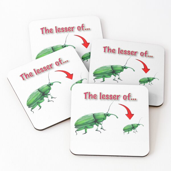 Item preview, The lesser of two weevils designed and sold by Glenbobagins.