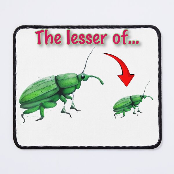 Item preview, The lesser of two weevils designed and sold by Glenbobagins.