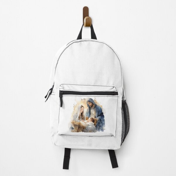 Item preview, Nativity Scene Holy Family / Holy Family in Watercolor / Christian Watercolor /Christmas Manger Scene designed and sold by Krasnovaovaova.