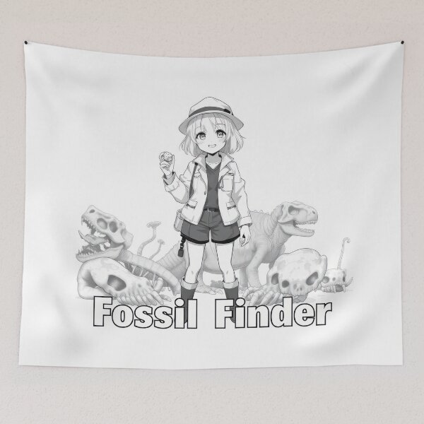 Item preview, Fossil Finder: Cute Anime Paleontologist Girl designed and sold by duke818.