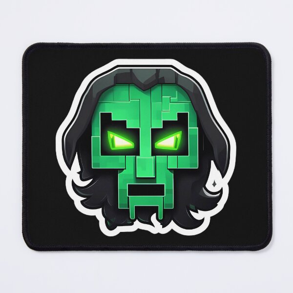 Item preview, Blocky Witch: Pixelated Halloween Print designed and sold by cabana.space.