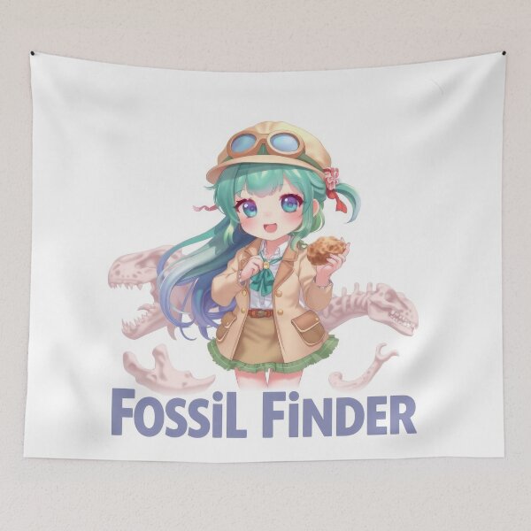 Item preview, Fossil Finder: Cute Anime Paleontologist Girl designed and sold by duke818.