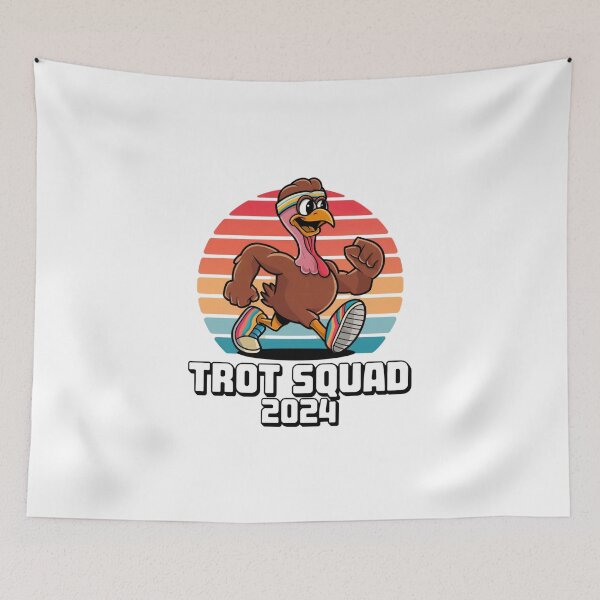 Item preview, Thanksgiving Funny Turkey Trot Squad 2024 designed and sold by Adrian Kane.