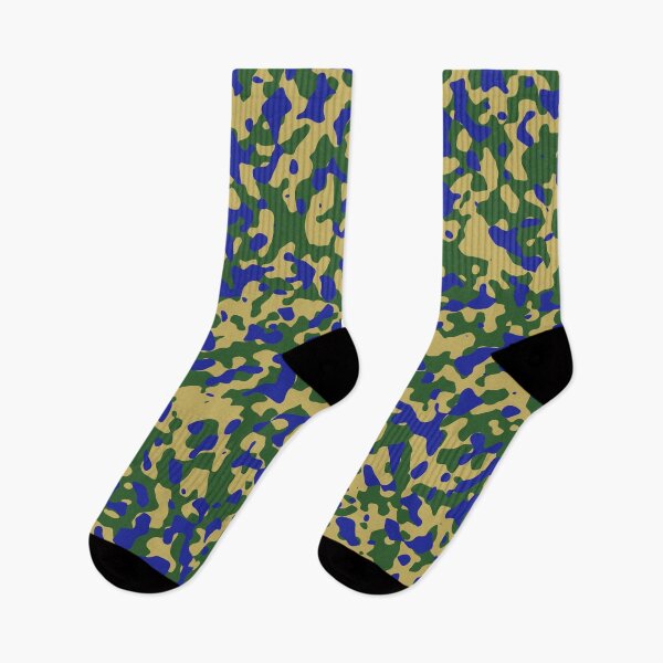 Item preview, Blue Camouflage in Khaki and Forest Green designed and sold by ModdiesColors.
