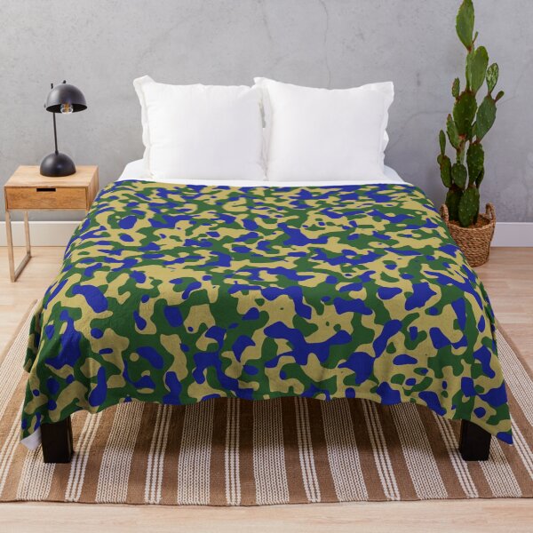 Item preview, Blue Camouflage in Khaki and Forest Green designed and sold by ModdiesColors.