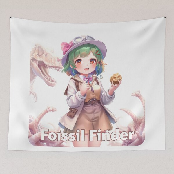Item preview, Fossil Finder: Cute Anime Paleontologist Girl designed and sold by duke818.