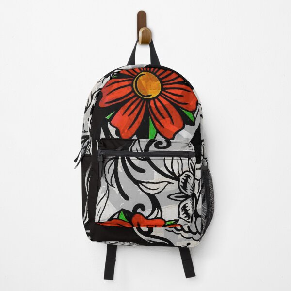Item preview, Skull with a Flower designed and sold by ViaARTfactory.