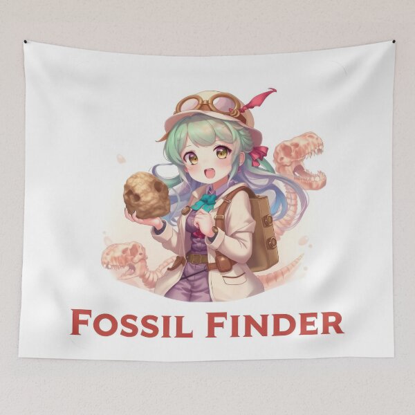 Item preview, Fossil Finder: Cute Anime Paleontologist Girl designed and sold by duke818.