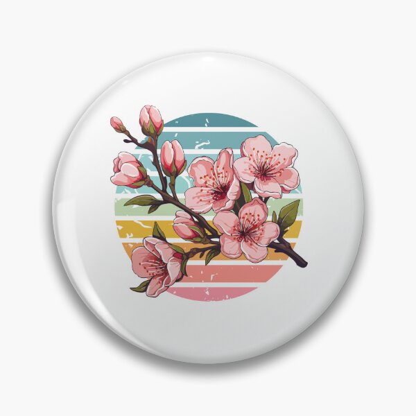 Item preview, Delaware State Flower Peach Blossom Classic T-shirt Sticker designed and sold by ThinkNature!.