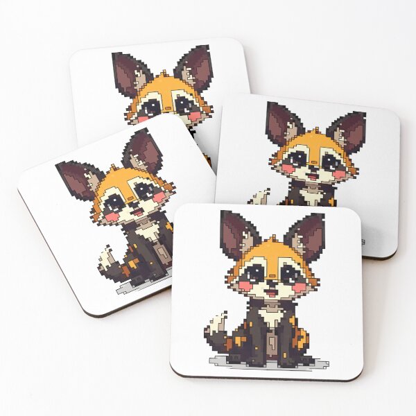 Item preview, Pixel African Wild Dog Vigor designed and sold by NaturePixel.