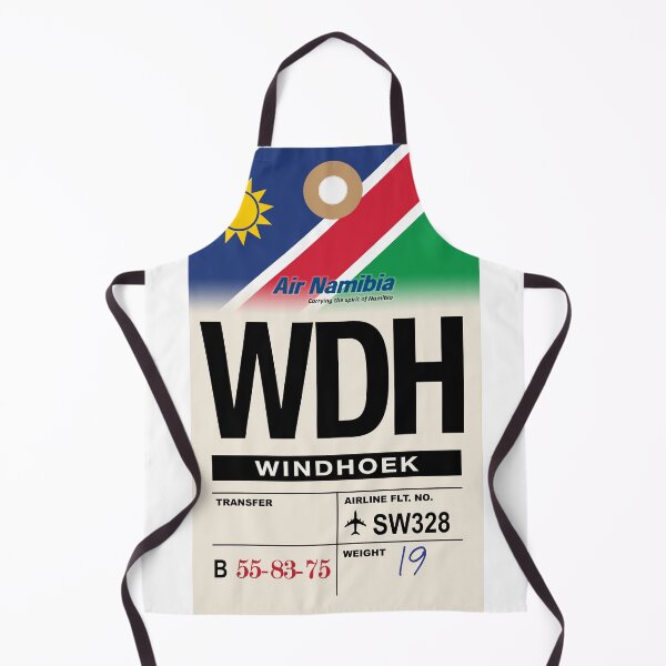 Item preview, Windhoek (WDH) Namibia Airline Luggage Tag designed and sold by travelwitheric.