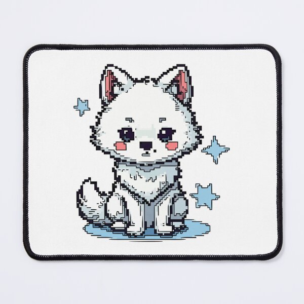Item preview, Pixel Arctic Fox designed and sold by NaturePixel.