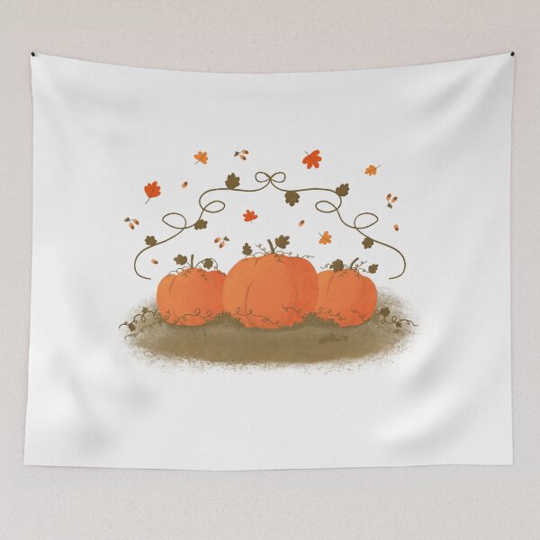 Item preview, Three Pumpkins & Leaves designed and sold by MaryArtPro.