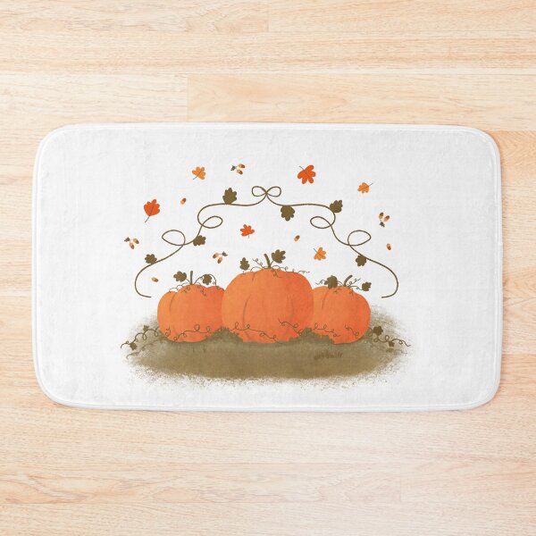 Item preview, Three Pumpkins & Leaves designed and sold by MaryArtPro.