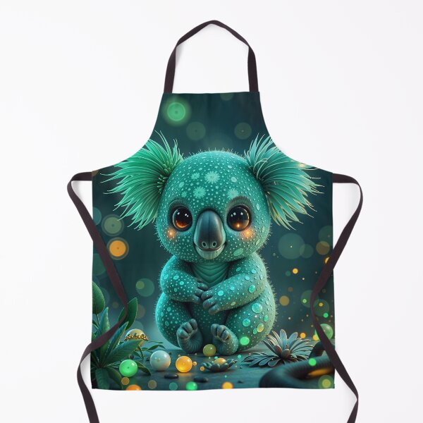Item preview, Cute Green Fantasy Koala Bear designed and sold by TheArtOfPat.