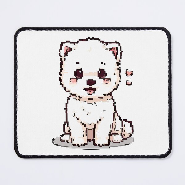 Item preview, Pixel Fluff of the Bichon Frise designed and sold by NaturePixel.