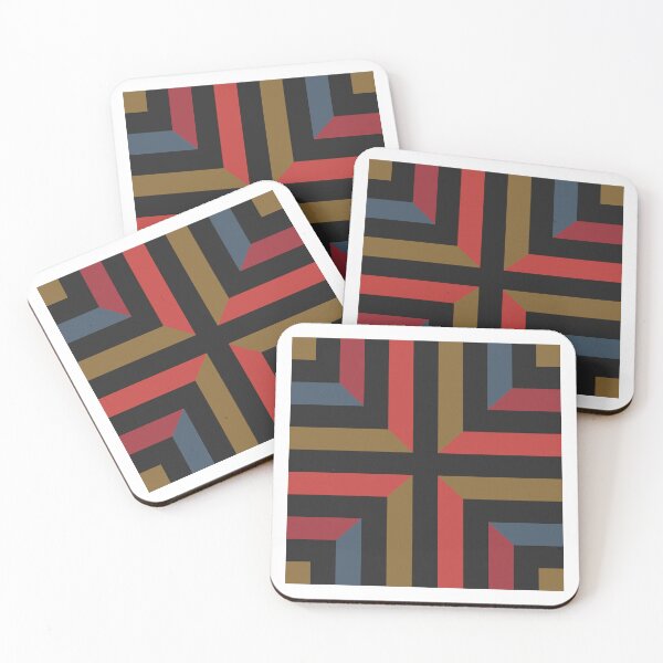 Item preview, Geometric Design in Muted Autumn Colors designed and sold by Hugh Whyte.