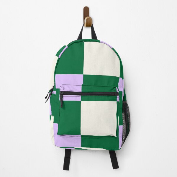 Item preview, Minimal Geometric Rectangles Lines 08 | Abstract Pattern Mid Century Stripes Coastal Green Lavender designed and sold by MarleneCanto.