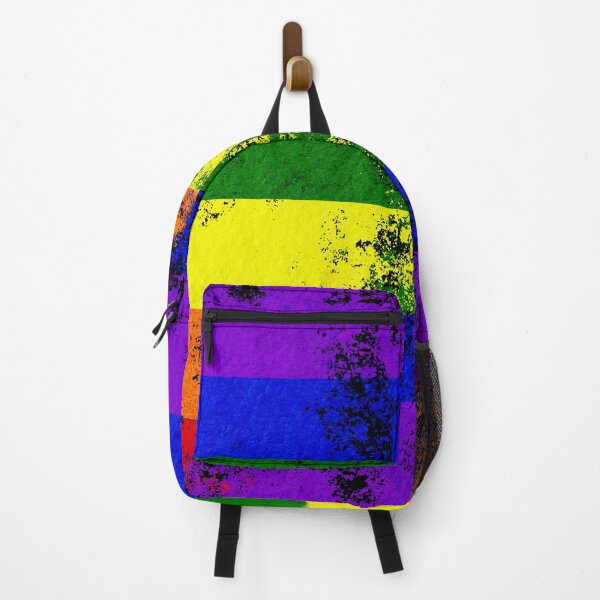 Item preview, Grunge Rainbow Pride Flag designed and sold by muitee.