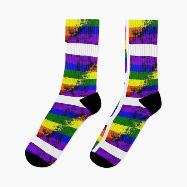 Item preview, Grunge Rainbow Pride Flag designed and sold by muitee.