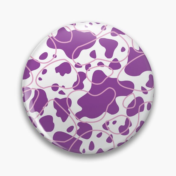 Aperçu de l'œuvre Imprimé abstrait de vache violette créée et vendue par TerzichCreative.