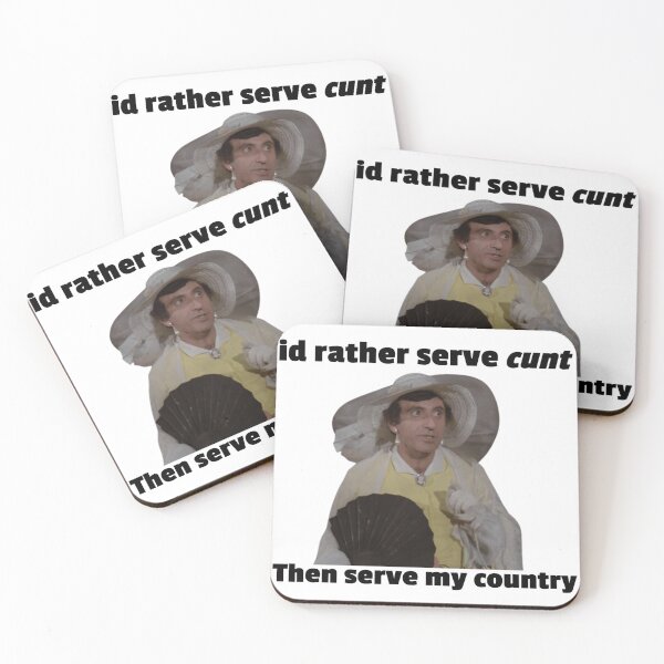 Item preview, Copy of Klinger, "I'd rather serve cunt then serve my country" designed and sold by communistbunny.