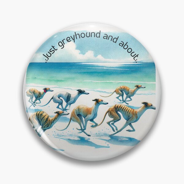 Item preview, Just greyhound and about designed and sold by Oniricfinds.