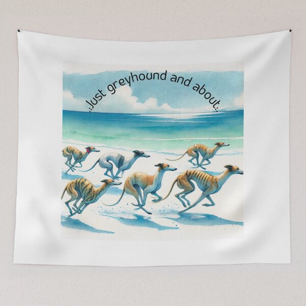 Item preview, Just greyhound and about designed and sold by Oniricfinds.
