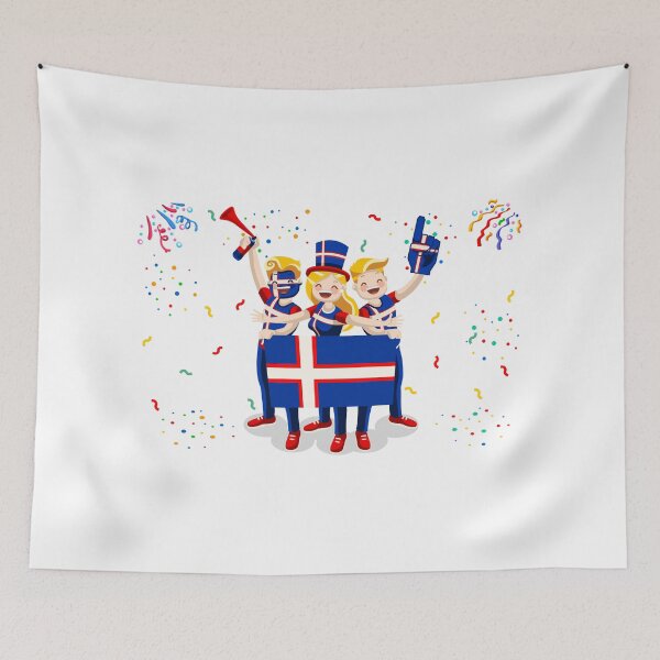 Item preview, Iceland Flag Football Fans designed and sold by aurielaki.