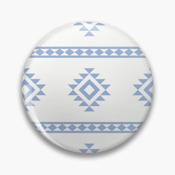 Item preview, Blue Triangles and Diamonds  designed and sold by DesignByRoseCo.