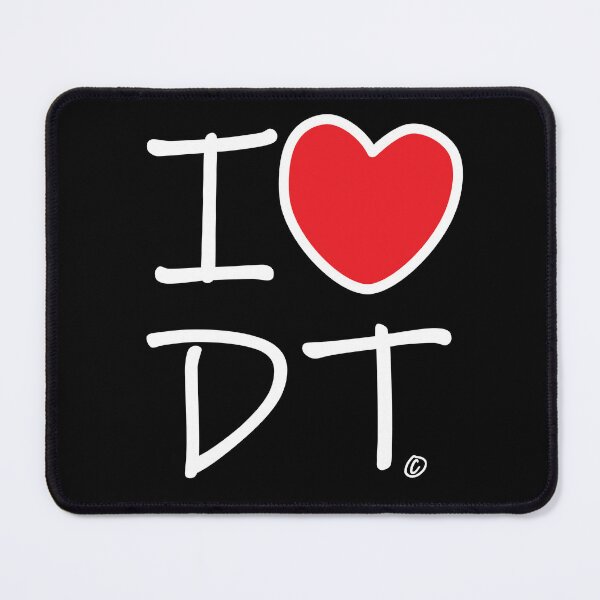 Item preview, I Love DT (white) designed and sold by theartistmax.