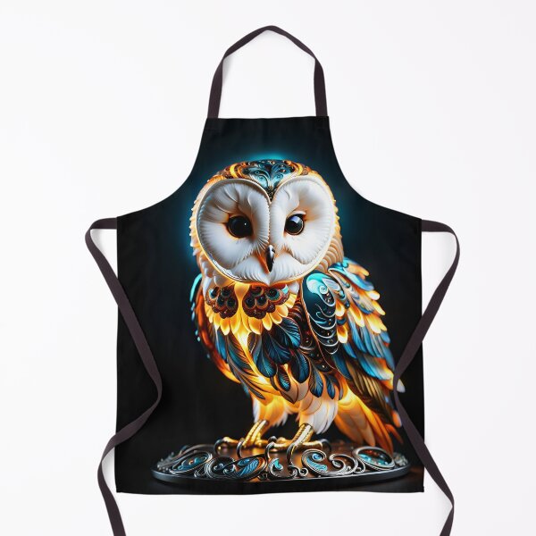 Item preview, Glowing Owl Sculpture: Ethereal Elegance designed and sold by ElevationWorks.