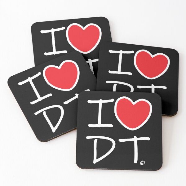 Item preview, I Love DT (white) designed and sold by theartistmax.