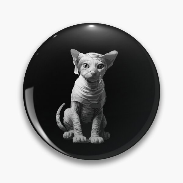 Item preview, Mummy Cat (black and white) designed and sold by Kataverse.