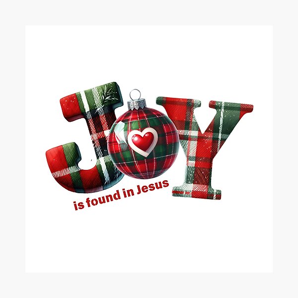 Item preview, Joy is Found in Jesus at Christmas and Always designed and sold by ANewGlory.