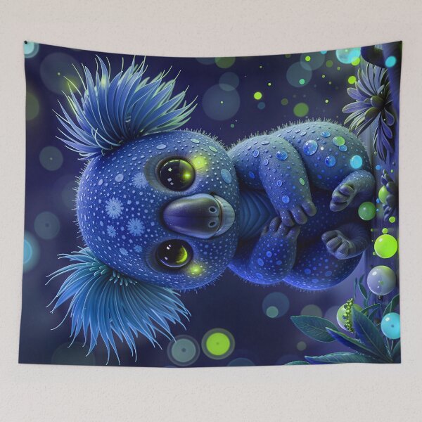 Item preview, Cute Blue Fantasy Koala Bear designed and sold by TheArtOfPat.