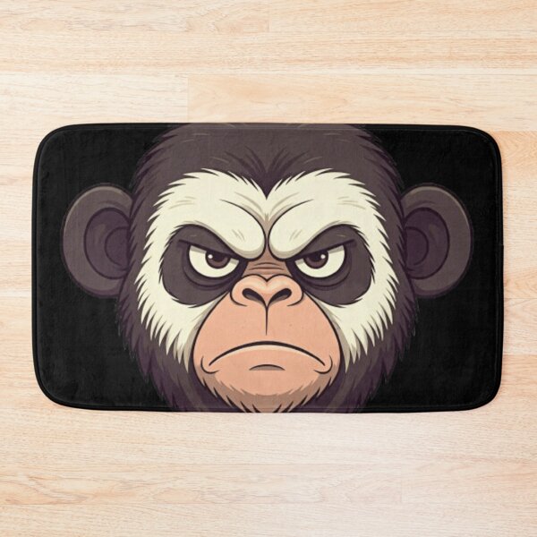 Item preview, Grumpy Panda Monkey designed and sold by StickersRyous.
