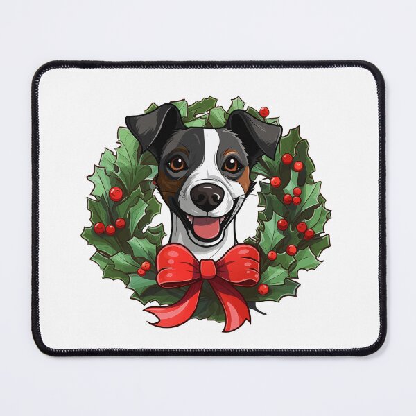 Item preview, Jack Russell Dog - tri-color -  Christmas Wreath Dog designed and sold by wotsthis.