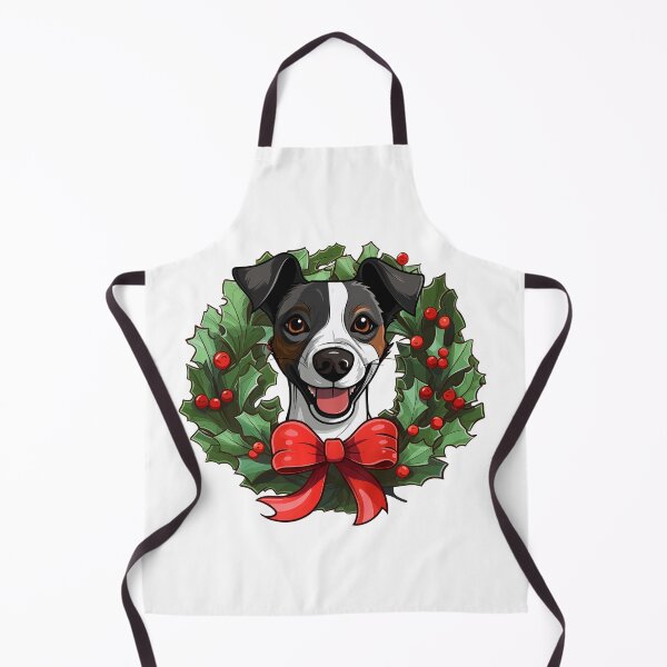Item preview, Jack Russell Dog - tri-color - Christmas Wreath Dog designed and sold by wotsthis.
