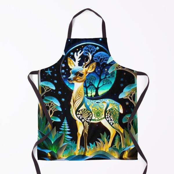 Item preview, Illuminated Paper Sculpture Deer in Forest designed and sold by ElevationWorks.
