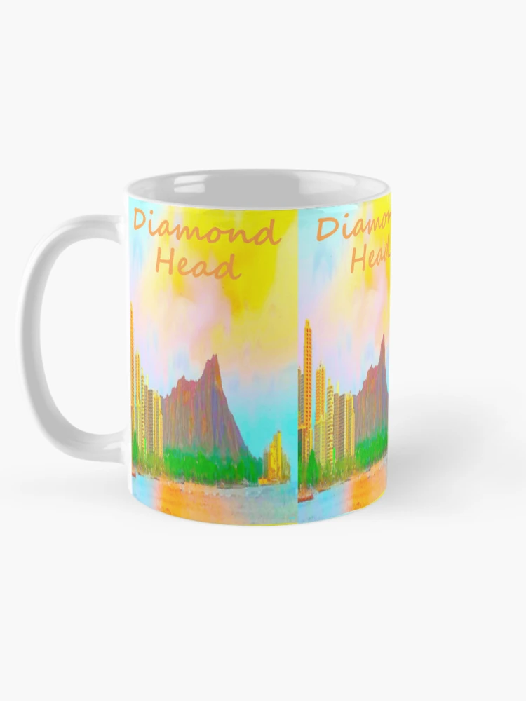 Thumbnail 5 of 6, Coffee Mug, Diamond Head In Color II designed and sold by R-F-B.