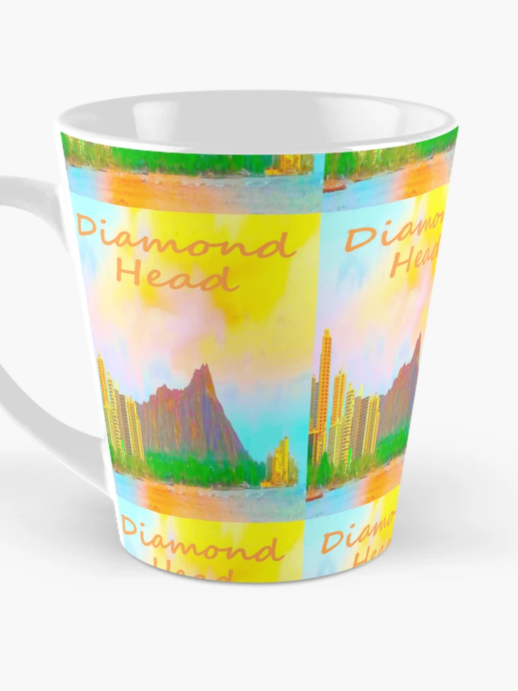 Thumbnail 3 of 4, Coffee Mug, Diamond Head In Color II designed and sold by R-F-B.