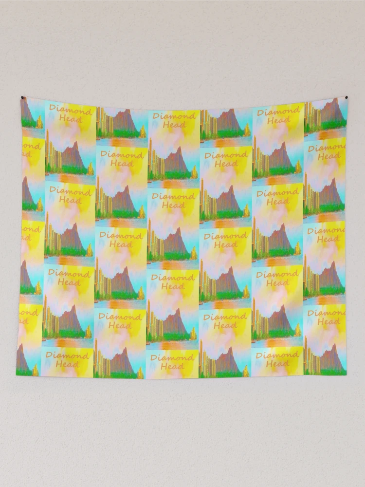 Thumbnail 2 of 3, Tapestry, Diamond Head In Color II designed and sold by R-F-B.