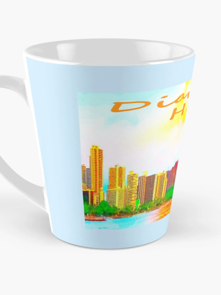 Thumbnail 3 of 4, Coffee Mug, Diamond Head In Color IV designed and sold by R-F-B.