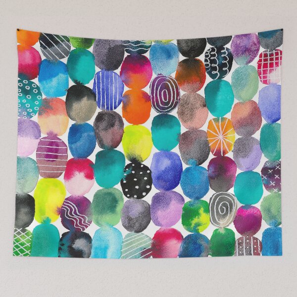 Item preview, Watercolor Blended Stripes designed and sold by ewartick1.