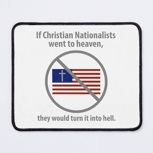 Item preview, If Christian nationalists went to heaven designed and sold by Rachel the Artist .