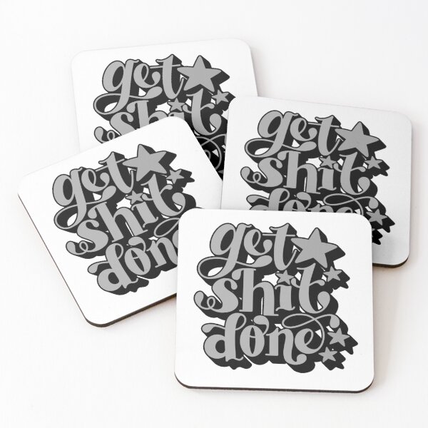Item preview, Get Shit Done (square) designed and sold by melanie4816.